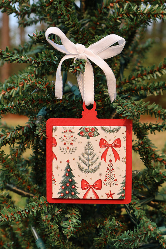 Christmas Trees & Bows Magnet